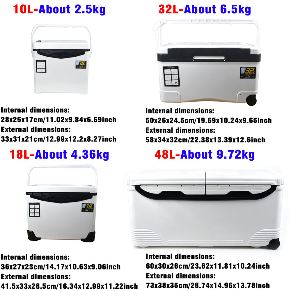 Glacière de pêche 10L/18L/32L/ - Fishing Kayak Crate avis et prix